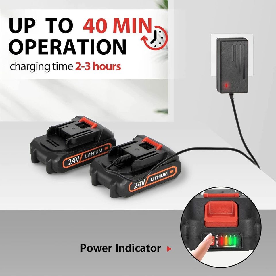 Mini Chainsaw 6-Inch Cordless，Battery Powered Handheld