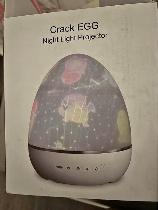 Crack egg night light projector