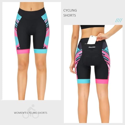 Women's Cycling Bike Shorts 3D Padded with Pocket