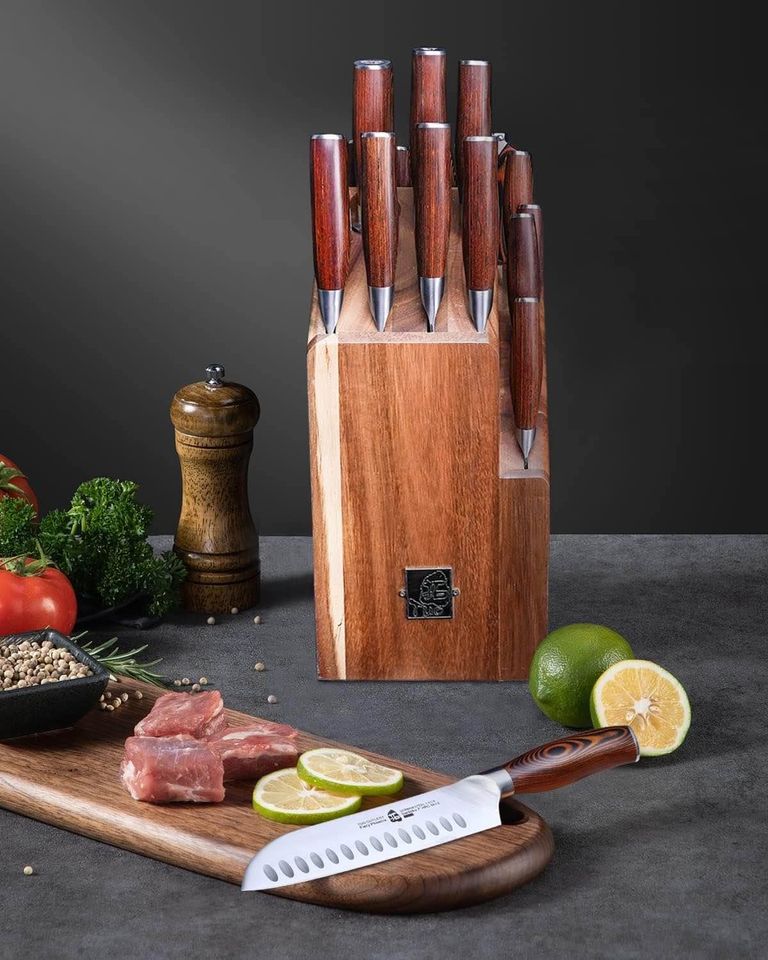 TUO 17 PCS Kitchen Knives Set