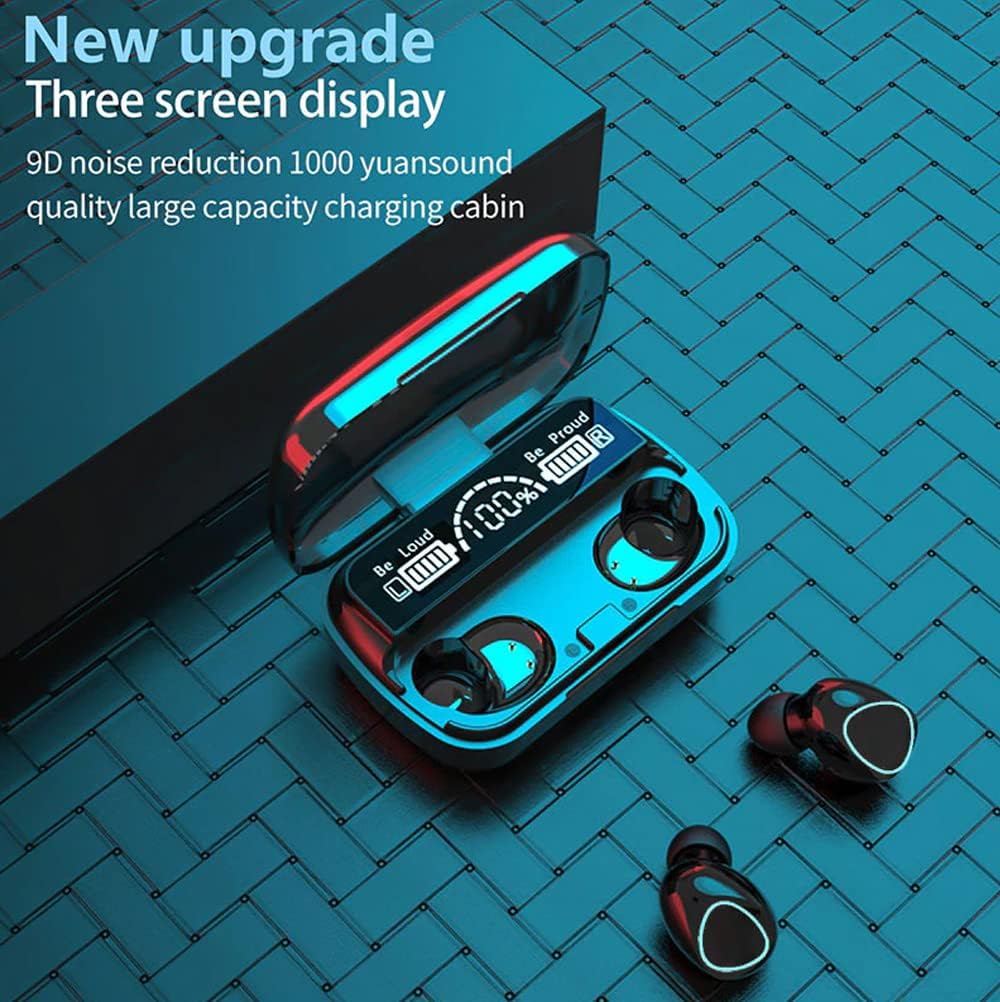 Wireless Earbuds Bluetooth 5.1,HiFi Stereo with Mic