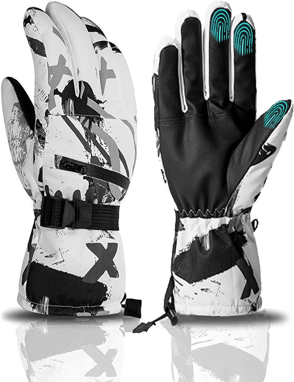 Ski Gloves,Waterproof  Warm Touchscreen